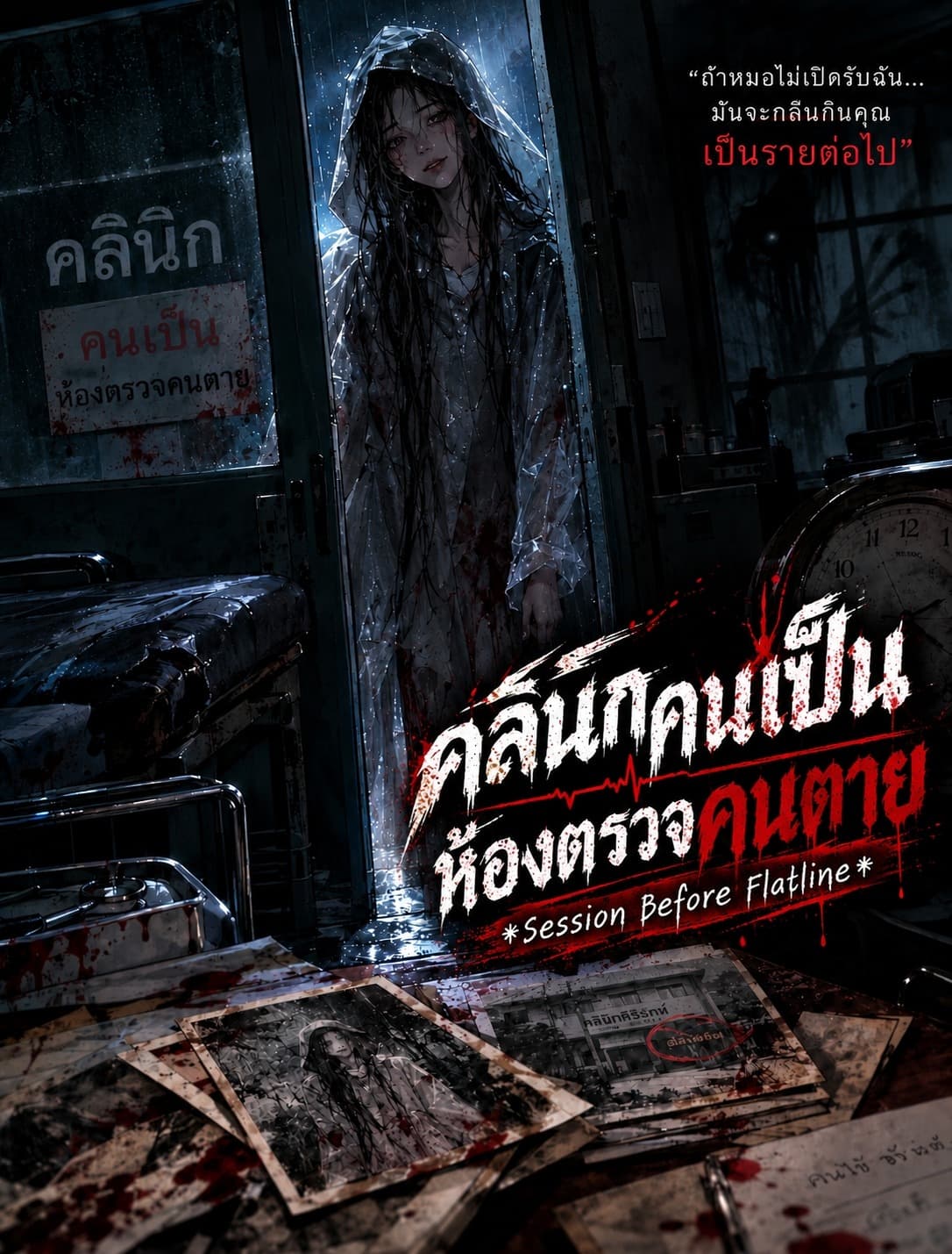 ปกนิยาย Session Before Flatline : คลินิกคนเป็น ห้องตรวจคนตาย